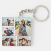 Erstellen Sie Ihre eigene 5-FotoCollage Schlüsselanhänger (Rückseite)