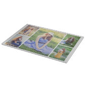 Erstellen Sie Ihre eigene 5-FotoCollage Schneidebrett (Ecke)