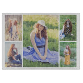 Erstellen Sie Ihre eigene 5-FotoCollage Schneidebrett (Vorderseite)