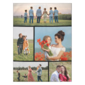 Erstellen Sie Ihre eigene 5-FotoCollage Tischdecke (Vorderseite)