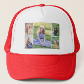 Erstellen Sie Ihre eigene 5-FotoCollage Truckerkappe (Vorderseite)