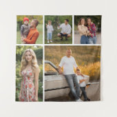 Erstellen Sie Ihre eigene 5-FotoCollage Wandteppich (Vorderseite)