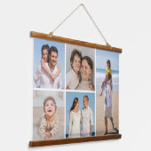 Erstellen Sie Ihre eigene 5-FotoCollage Wandteppich Mit Holzrahmen (Gewinkelt)