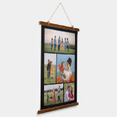 Erstellen Sie Ihre eigene 5-FotoCollage Wandteppich Mit Holzrahmen (Gewinkelt)