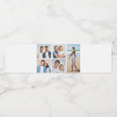 Erstellen Sie Ihre eigene 5-FotoCollage Wasserflaschenetikett (Einzelnes Label)