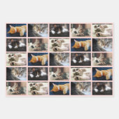 Erstellen Sie Ihre eigene 5 Fotomaterial rosa Gren Geschenkpapier Set (Vorderseite)