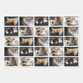 Erstellen Sie Ihre eigene 5 Fotomaterial weiße Gre Geschenkpapier Set (Vorderseite)