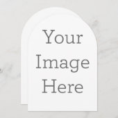 Erstellen Sie Ihre eigene 5" x 7" Arch-Einladung Einladung (Vorne/Hinten)