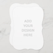 Erstellen Sie Ihre eigene 5" x 7" Bracket-Einladun Einladung (Vorne/Hinten)