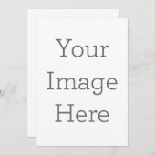 Erstellen Sie Ihre eigene 5" x 7" Einladung (Vorne/Hinten)