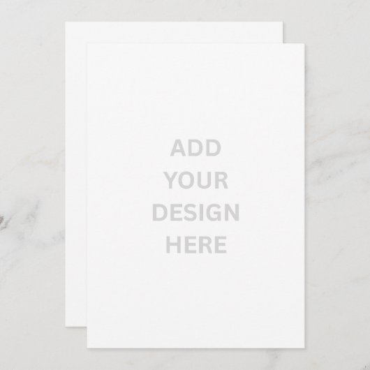Erstellen Sie Ihre eigene 5" x 7" Einladung (Vorne/Hinten)