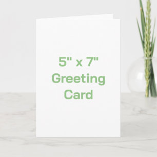Erstellen Sie Ihre eigene 5" x 7" gefaltete Grußka Karte