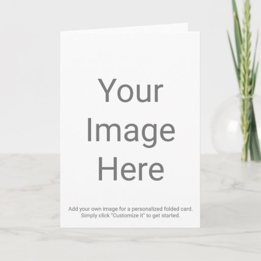 Erstellen Sie Ihre eigene 5" x 7" geklappte Grußka Karte (Vorderseite)