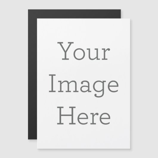 12,7 cm x 17,78 cm Magnetkarte (Vorne/Hinten)