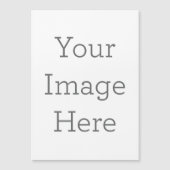 12,7 cm x 17,78 cm Magnetkarte (Vorderseite)