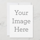 Erstellen Sie Ihre eigene 5" x 7" Hochzeitseinladu Einladung (Vorderseite)