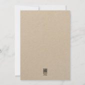 Flache Feiertagskarte, Größe: 12,7 cm x 17,78 cm, Papier: Packpapier, Form: Quadratisch (Rückseite)