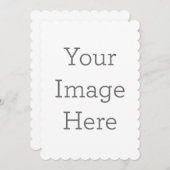 Erstellen Sie Ihre eigene 5" x 7" skalierte Einlad Einladung (Vorne/Hinten)