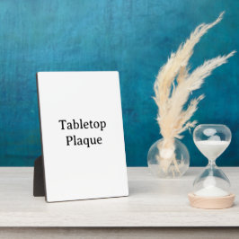 Erstellen Sie Ihre eigene 5" x 7" Tischplakette mi Fotoplatte