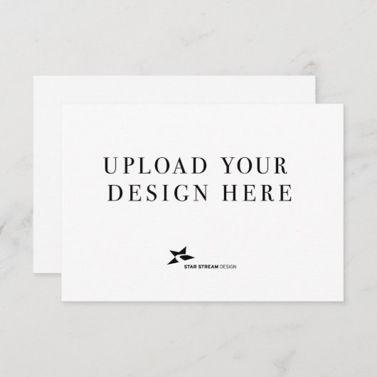 Erstellen Sie Ihre eigene 5x3.5-Landschaft Einladung (Vorne/Hinten)