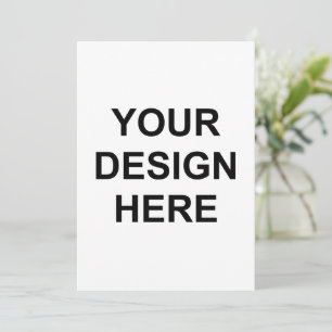 Erstellen Sie Ihre eigene 5x7-Einladung vordere un Einladung