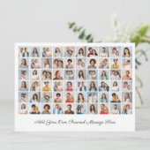 Erstellen Sie Ihre eigene 60-Foto-Collage hinzufüg Einladung (Stehend Vorderseite)