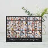 Erstellen Sie Ihre eigene 60-Foto-Collage hinzufüg Karte (Stehend Vorderseite)