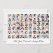 Erstellen Sie Ihre eigene 60-Foto-Collage hinzufüg Karte (Vorderseite)