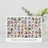 Erstellen Sie Ihre eigene 60-Foto-Collage hinzufüg Karte (Stehend Vorderseite)