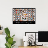 Erstellen Sie Ihre eigene 60-Foto-Collage Poster (Heimbüro)