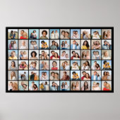 Erstellen Sie Ihre eigene 60-FotoCollage Poster (Vorne)