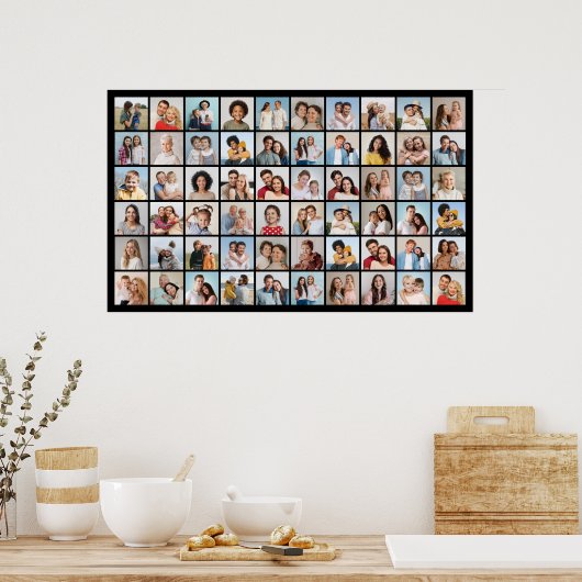 Erstellen Sie Ihre eigene 60-FotoCollage Poster (Küche)