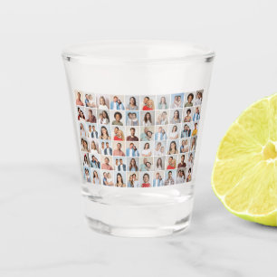Erstellen Sie Ihre eigene 60-FotoCollage Schnapsglas