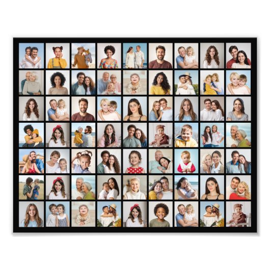 Erstellen Sie Ihre eigene 63 Foto Collage Foto Erw (Vorne)