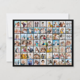Erstellen Sie Ihre eigene 63-Foto-Collage Mitteilungskarte