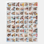 Erstellen Sie Ihre eigene 63 FotoCollage Fleecedecke (Vorderseite)