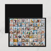Erstellen Sie Ihre eigene 63 FotoCollage Mitteilungskarte (Vorne/Hinten)