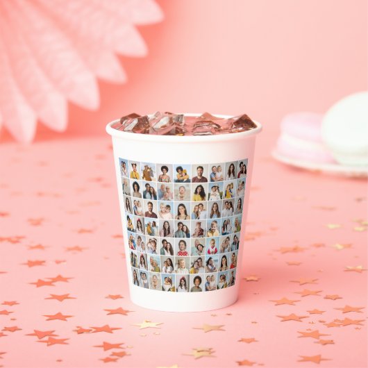 Erstellen Sie Ihre eigene 63 FotoCollage Pappbecher (Insitu)