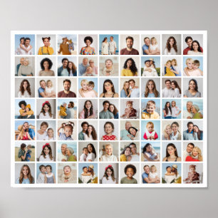 Erstellen Sie Ihre eigene 63 FotoCollage Poster