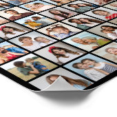 Erstellen Sie Ihre eigene 63 FotoCollage Poster (Ecke)