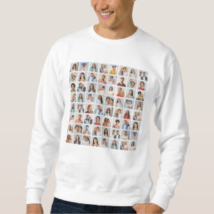Erstellen Sie Ihre eigene 64-Foto-Collage Sweatshirt