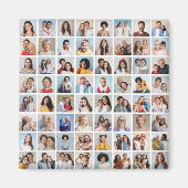 Erstellen Sie Ihre eigene 64 FotoCollage Magnet (Vorne)