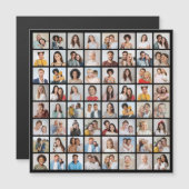 Erstellen Sie Ihre eigene 64 FotoCollage Magnetkarte (Vorne/Hinten)