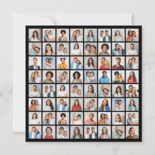 Erstellen Sie Ihre eigene 64 FotoCollage Mitteilungskarte