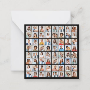 Erstellen Sie Ihre eigene 64 FotoCollage Mitteilungskarte