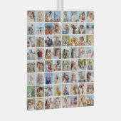 Erstellen Sie Ihre eigene 64 FotoCollage Ornament Aus Glas (Vorderseite Rechts)