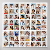 Erstellen Sie Ihre eigene 64 FotoCollage Poster (Vorne)