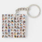 Erstellen Sie Ihre eigene 64 FotoCollage Schlüsselanhänger (Rückseite)
