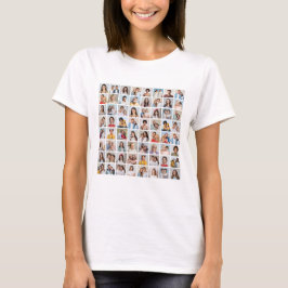 Erstellen Sie Ihre eigene 64 FotoCollage T-Shirt
