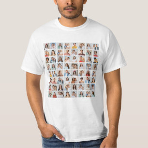 Erstellen Sie Ihre eigene 64 FotoCollage T-Shirt